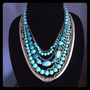 Turquoise Beaded Necklace